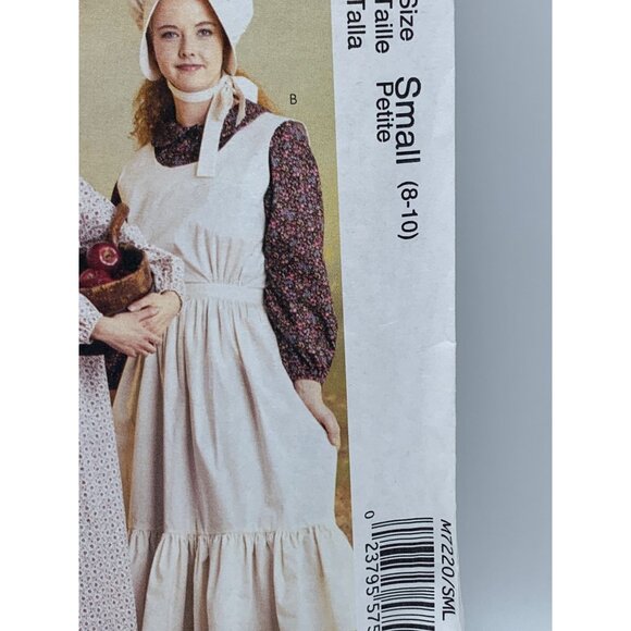 McCall's Pioneer Costumes Sress Sewing Pattern Sz 8P 10P M7220 - uncut - Picture 2 of 3